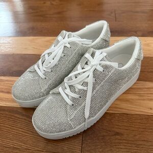 NEW Jessica Simpson Silesta rhinestone sparkle sneaker